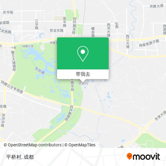 平桥村地图