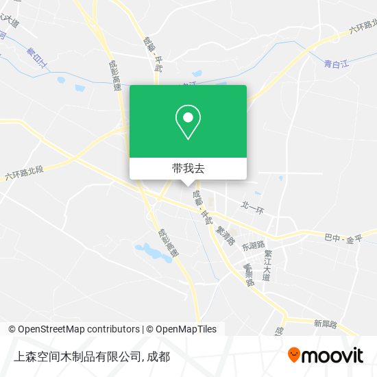 上森空间木制品有限公司地图