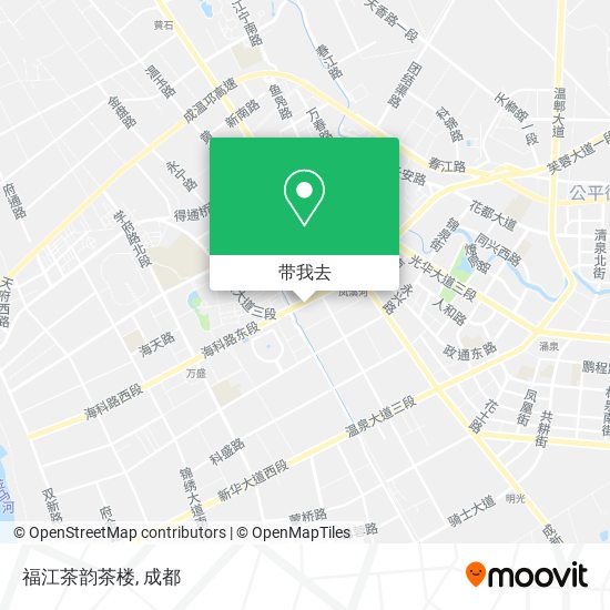 福江茶韵茶楼地图