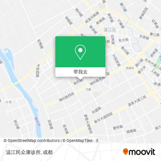 温江民众康诊所地图