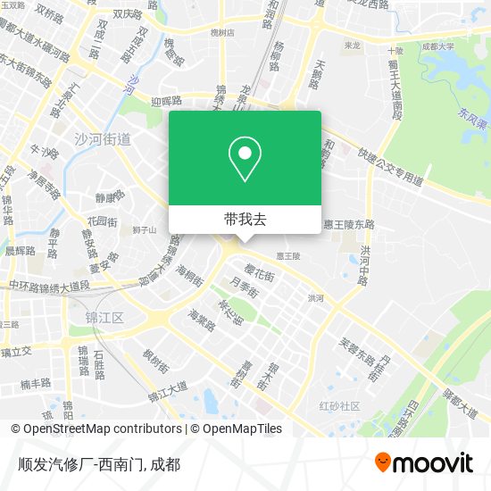 顺发汽修厂-西南门地图