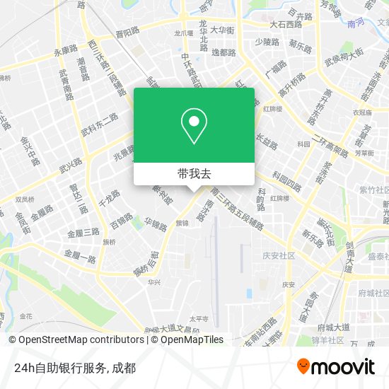 24h自助银行服务地图