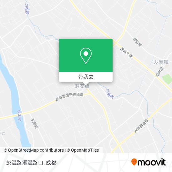 彭温路灌温路口地图