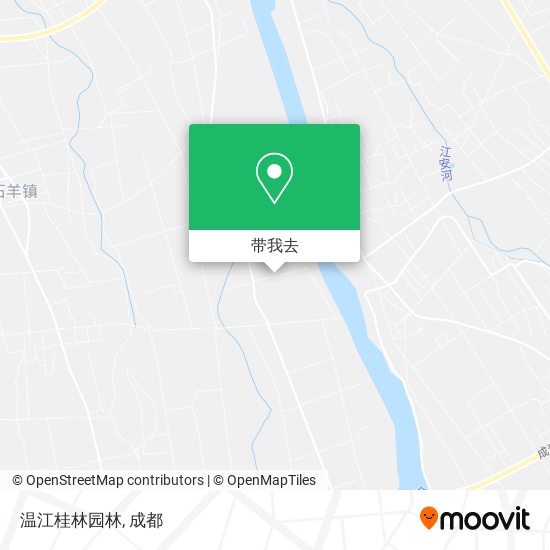 温江桂林园林地图