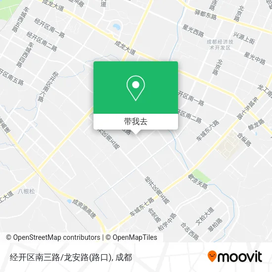 经开区南三路/龙安路(路口)地图