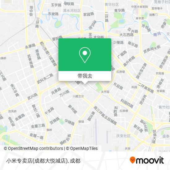 小米专卖店(成都大悦城店)地图