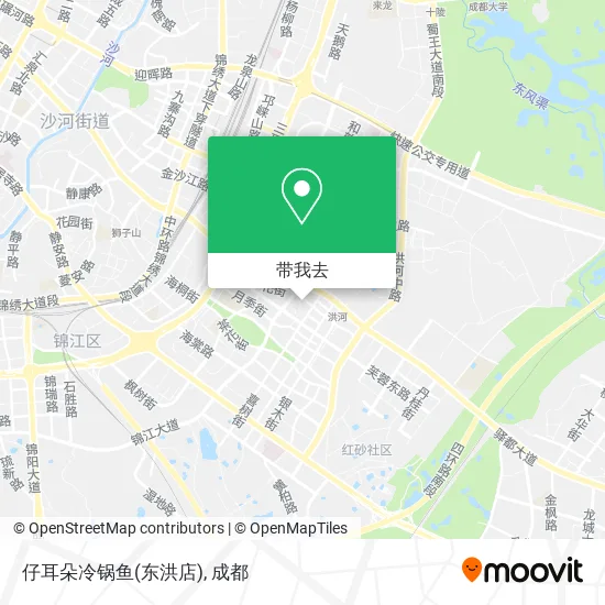 仔耳朵冷锅鱼(东洪店)地图