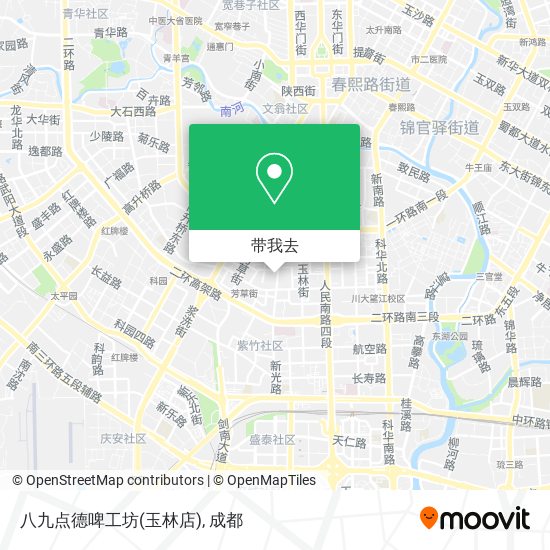 八九点德啤工坊(玉林店)地图