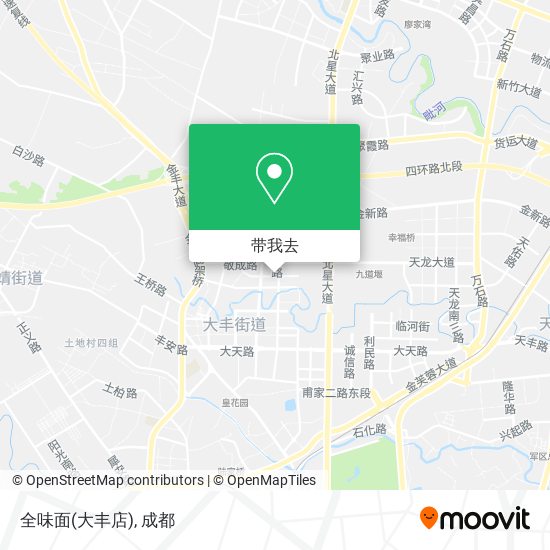 全味面(大丰店)地图