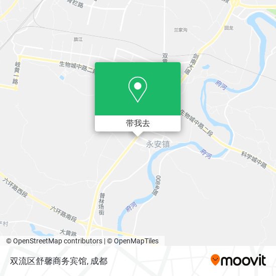 双流区舒馨商务宾馆地图