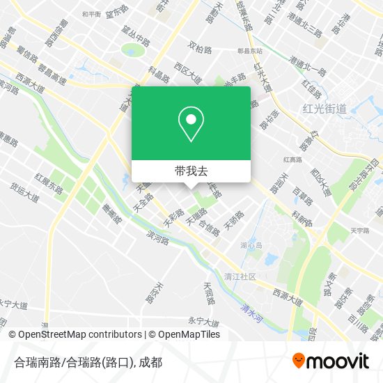 合瑞南路/合瑞路(路口)地图