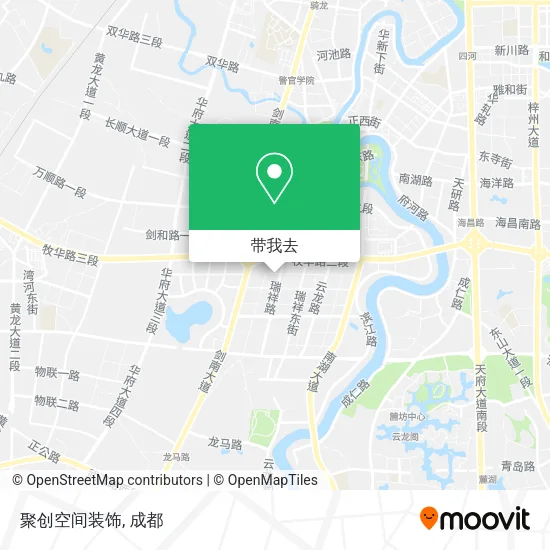 聚创空间装饰地图