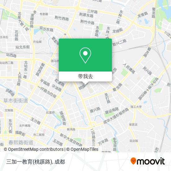 三加一教育(桃蹊路)地图