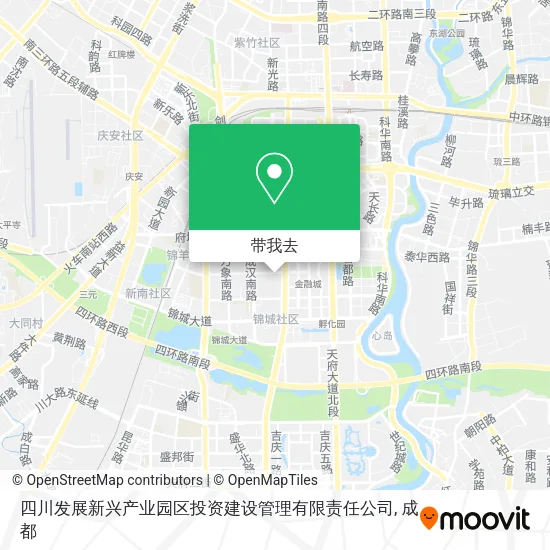 四川发展新兴产业园区投资建设管理有限责任公司地图