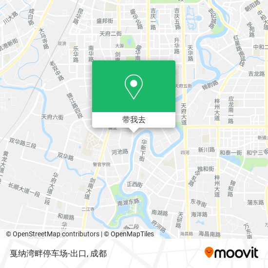 戛纳湾畔停车场-出口地图