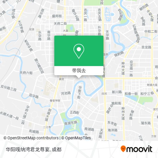 华阳嘎纳湾君龙尊宴地图