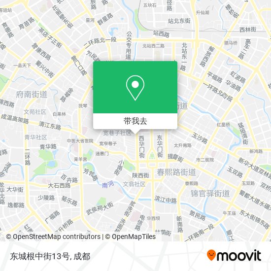 东城根中街13号地图