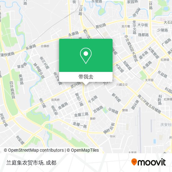 兰庭集农贸市场地图