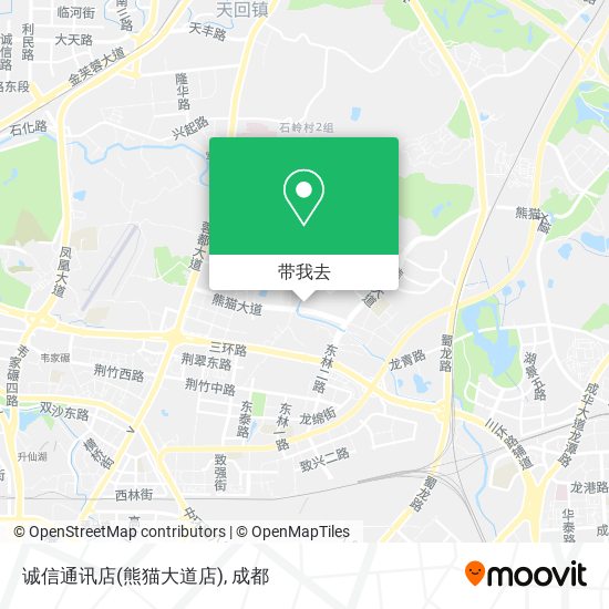 诚信通讯店(熊猫大道店)地图