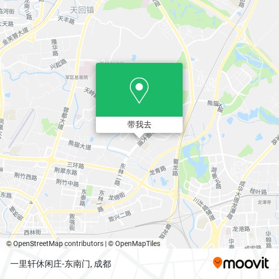 一里轩休闲庄-东南门地图