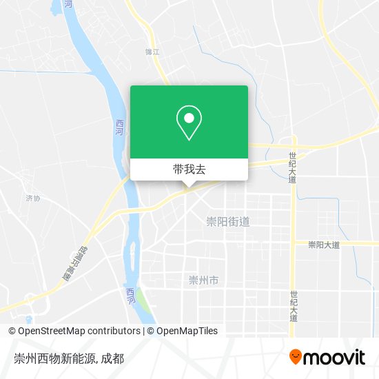 崇州西物新能源地图