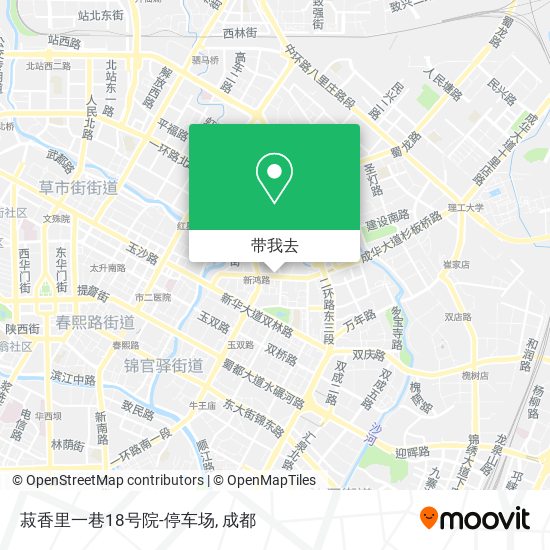 菽香里一巷18号院-停车场地图
