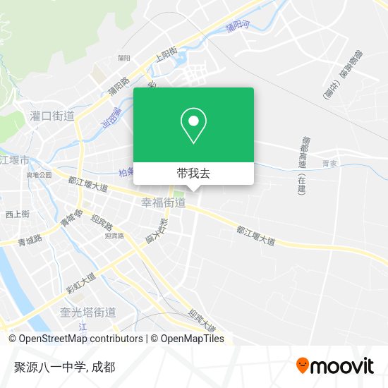 聚源八一中学地图
