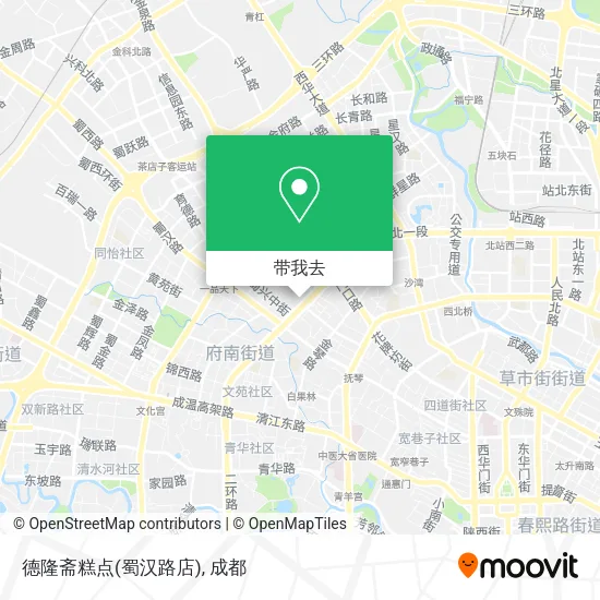 德隆斋糕点(蜀汉路店)地图