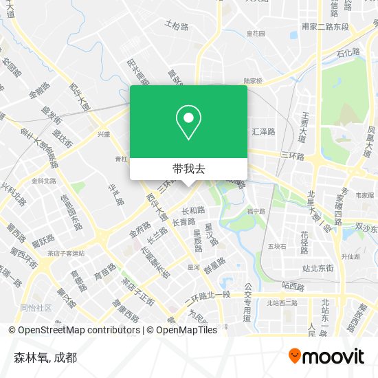 森林氧地图