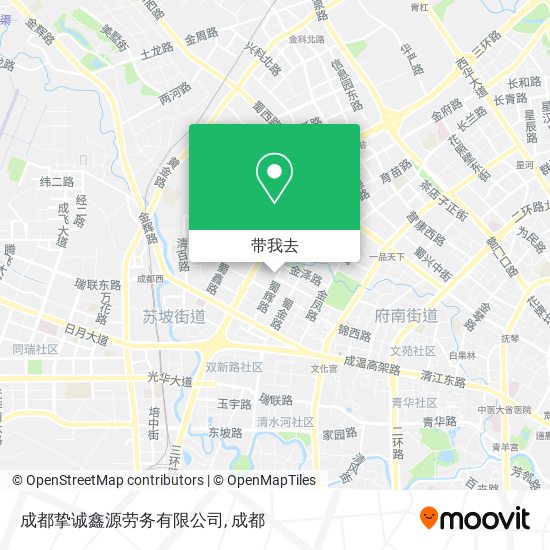 成都挚诚鑫源劳务有限公司地图