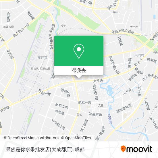 果然是你水果批发店(大成郡店)地图