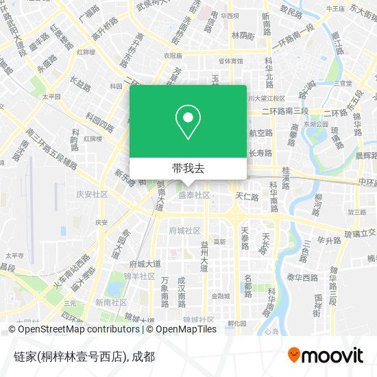 链家(桐梓林壹号西店)地图
