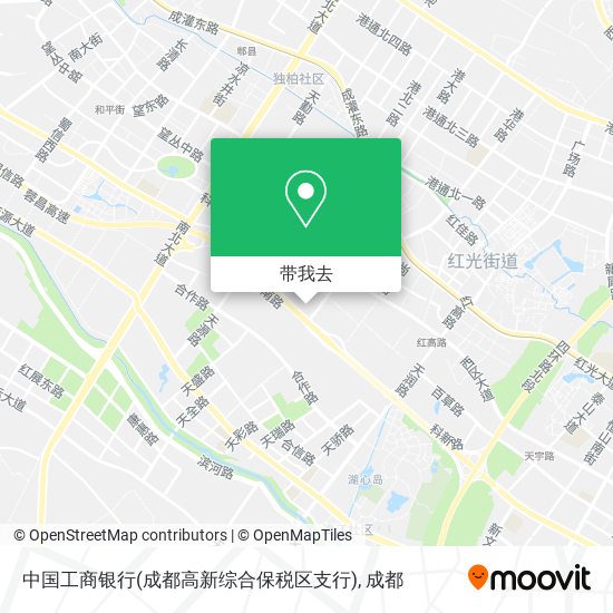 中国工商银行(成都高新综合保税区支行)地图