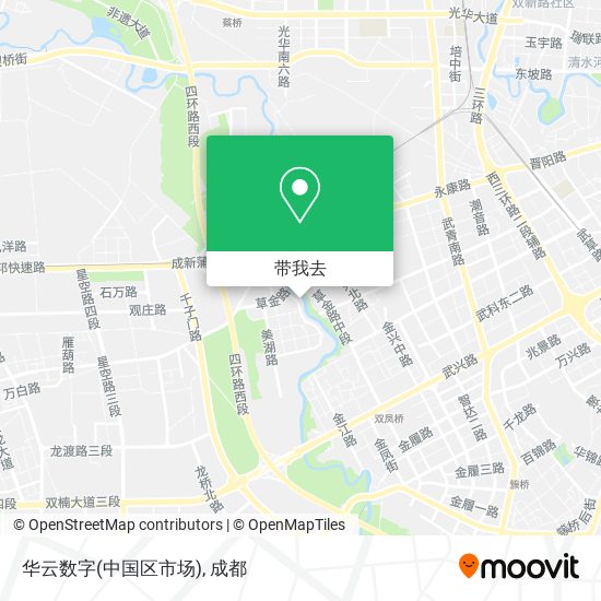 华云数字(中国区市场)地图