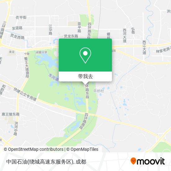 中国石油(绕城高速东服务区)地图