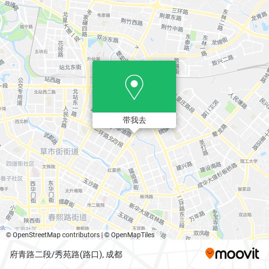 府青路二段/秀苑路(路口)地图