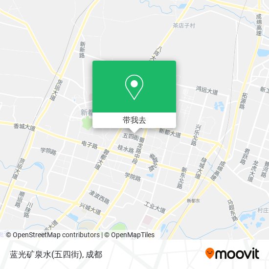 蓝光矿泉水(五四街)地图