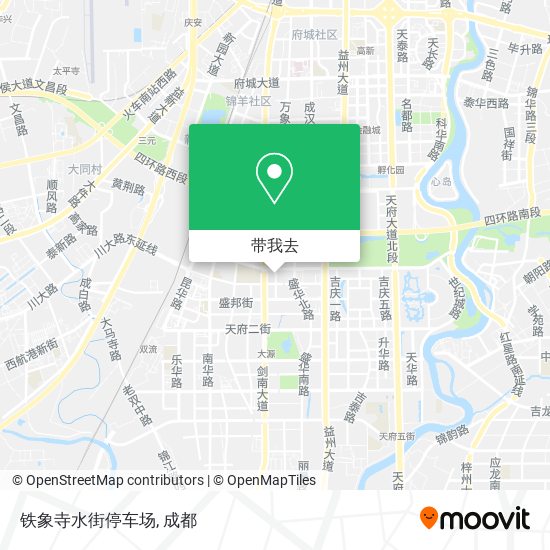 铁象寺水街停车场地图