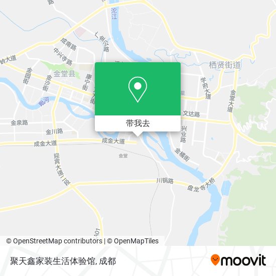 聚天鑫家装生活体验馆地图