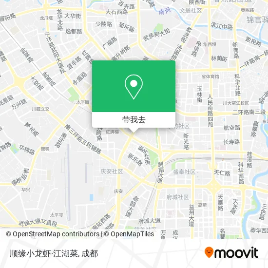 顺缘小龙虾·江湖菜地图
