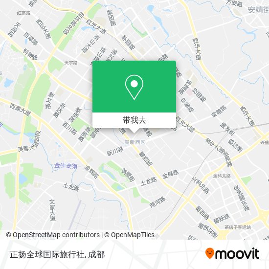 正扬全球国际旅行社地图
