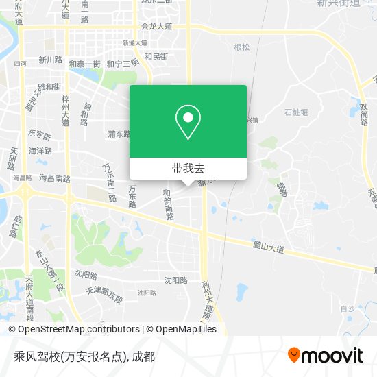 乘风驾校(万安报名点)地图