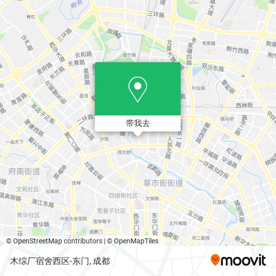 木综厂宿舍西区-东门地图