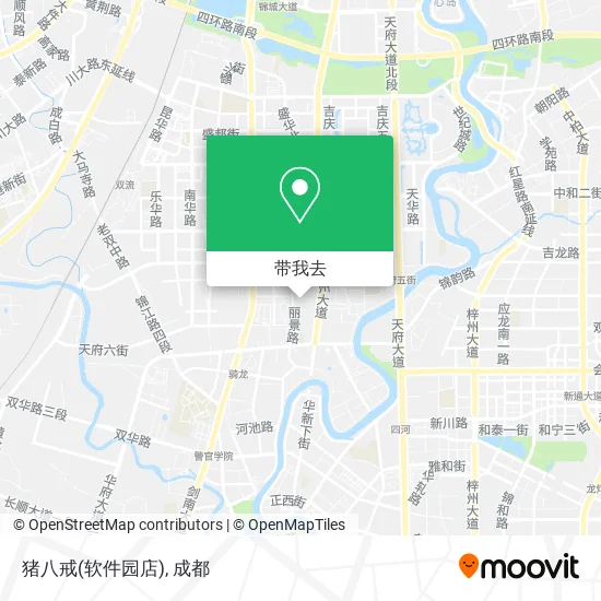 猪八戒(软件园店)地图