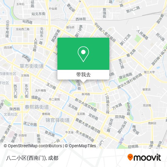 八二小区(西南门)地图