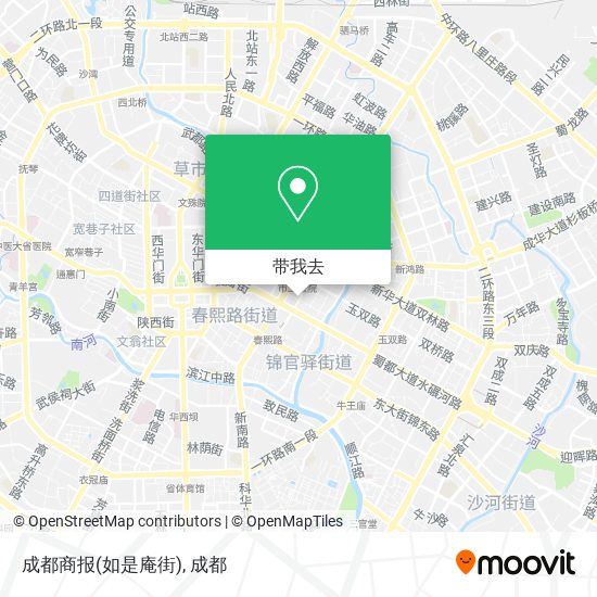 成都商报(如是庵街)地图