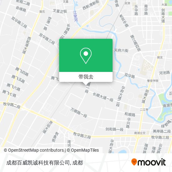 成都百威凯诚科技有限公司地图