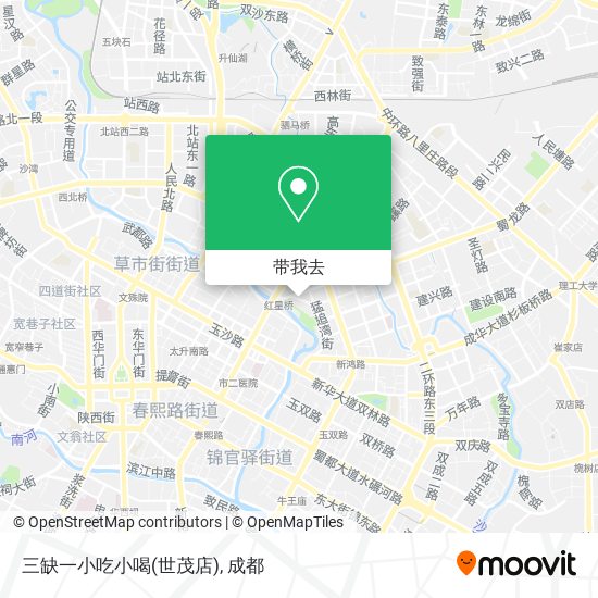 三缺一小吃小喝(世茂店)地图