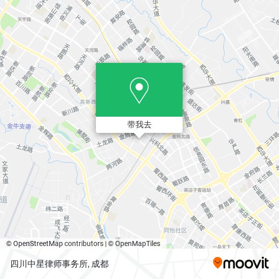四川中星律师事务所地图