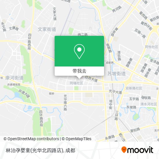 林治孕婴童(光华北四路店)地图